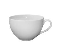 LOUVRE Tasse Déjeuner Thé Café en Porcelaine Blanche 43 cl