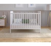 Love For Sleep Lit Bebe Evolutif avec Matelas - Lit Bebe 120x60 cm Bois avec Matelas - Lit Bébé Lit Bois Blanc, Lit Bébé Set Complet Lit Evolutif Bebe