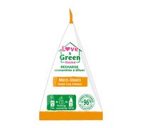 Love & Green recharge à diluer pour spray multi-usage dégraissant à la fleur d'oranger 75ml