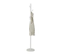 LOVE IT STORE IT Loft - Porte Manteau sur pied - blanc | Porte Manteau sur pieds Métal avec 5 crochets, stable et moderne, idéal pour vestes, manteaux et sacs, 30 x 30 x 170 cm