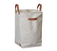 LOVE IT STORE IT - Premium - Panier à Linge Pliable avec Poignées en Lin - Stable, Design et Polyvalent - Beige - 35 x 35 x 58 cm
