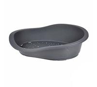 Love Story, Corbeille Plastique Recyclé Tino 80 x 60 x H25 cm Gris