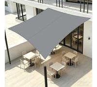 LOVE STORY Voile d'ombrage Rectangulaire 2.5x4m,avec 95% UV pour Extérieur | Imperméable à l'eau,Toile d'ombrage,Protection Solaire et Coupe-Vent,Idéale pour Jardin,Terrasse et Balcon.Gris