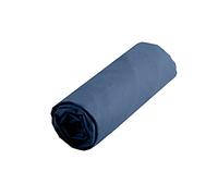 Lovely CASA - Drap Housse - Taille 160x200 cm - 100% Coton - Couleur Bleu - Modèle Alicia - Doux et Confortable pour Nid Douillet - Certifié Oeko-TEX