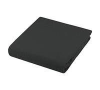 Lovely CASA - Housse de Couette - Taille 140x200 cm - 100% Coton - Couleur Anthracite - Modèle Cottage - Linge de Lit pour Maison - Doux et Confortable pour Nid Douillet