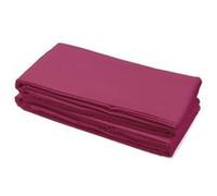 Drap Plat - LOVELY HOME - 100% coton -180 x 290 cm - Fuchsia