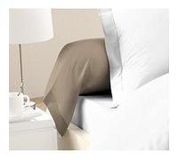 LOVELY HOME Lot de 2 Taies de Traversin 100% coton 85x185 cm - Beige