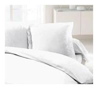 LOVELY HOME Lot de 2 Taies d'Oreillers 100% coton 63x63 cm blanc
