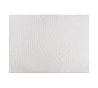 Lovely - tapis rectangulaire motif courbe - blanc