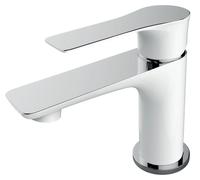 Lover mitigeur lavabo blanc chromé Essebagno