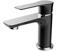 Lover mitigeur lavabo noir chromé Essebagno