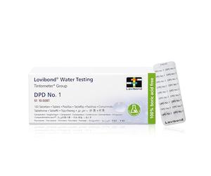 Lovibond TAB DPD Nº1 100 UN | Les comprimés DPD No.1 testent le chlore sans chlore avec des photomètres ou comparateurs compatibles.