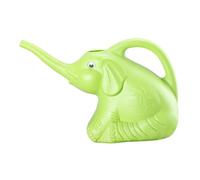 LOVIVER 1.5L Arrosage en Forme d'Éléphant, Plante Arroser avec Bec Long Anti-Éclaboussure, Arrosoir de Jardin en Plastique Léger avec Poignée Ergonomique, Idéal pour Jardin/Balcon, Style A, Vert