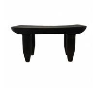 LOVIVER Banc Vintage Tabouret Banc Tabouret Bas Siège Bas Support Plante Bois Massif Fait Rustique Siège Courbé Surface d'Appoint Adapté au Salon Chambre Studio Photo Bureau, Style C