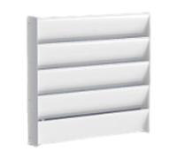 LOVIVER Déflecteur de Condenseur de Climatiseur en Acier Galvanisé, Panneau Déviateur pour Compresseur de Clim, Pare-Vent pour Unité Extérieure 1-3P, Protection pour Climatiseur de Chambre, 50cmx50cm