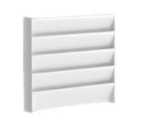 LOVIVER Déflecteur de Condenseur de Climatiseur en Acier Galvanisé, Panneau Déviateur pour Compresseur de Clim, Pare-Vent pour Unité Extérieure 1-3P, Protection pour Climatiseur de Chambre, 45cmx45cm