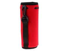 LOVIVER Housse pour Bouteille d'eau en Néoprène avec Fermeture à Cordon Transporteur de Bouteille Accessoire de Poche Isolant Pratique Adaptée Au Sport,