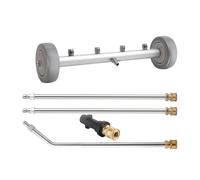 LOVIVER Nettoyeur de Châssis Haute Pression pour Voiture, Camion et SUV, Nettoyeur de Sous-Véhicule en Alliage d’Aluminium et Acier Inoxydable, Compatible 4000 PSI, avec Connecteur