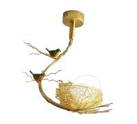 LOVIVER Oiseaux Lustre Suspension décoration de la Maison éclairage Nordique plafonnier pour Club Cuisine dortoir hôtel Restaurant, Lumière 3 Couleurs A
