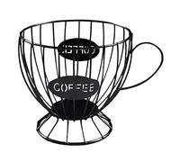 LOVIVER Panier Coffee Porte Capsule Café, Porte Capsule de Café Pod Support de Rangement en Métal, pour Dolce Gusto, Nespresso, Tassimo, Grande Capacité