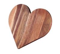 LOVIVER Planche à découper en Bois en Forme de cœur 35,5 x 29,5 cm pour Un dîner de Saint-Valentin - Accessoire Robuste et créatif - Planche à charcuterie