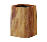 LOVIVER Poubelle rustique réutilisable, poubelle décorative de bois, poubelle domestique pour cuisine, chambre à coucher, salle de bain, hôtel, M without Cover