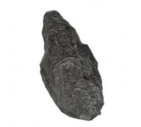 LOVIVER Sculpture en Pierre Simulée Statue Roche Faux Rocher Ornement de Jardin Décor Paysager Résine Renforcée Finition Réaliste Surface Rugueuse Forme, Gris, Gris Clair