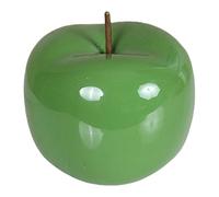 LOVIVER Statuette de pomme décorative, figurine moderne, ornement de table, sculpture de fruit pour salon, meuble, centre de table, bureau, chambre à coucher, Vert Grand