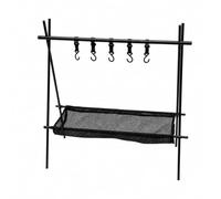 LOVIVER Support Rangement Camng Tréed Polyvalent Rack Camng Rail Accrochage Stable Étagère Tréed Panier Fil