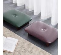 LOVIVER Tabouret iège Rembourré Capitonné, Style to 2, Gris | Compact, Bas, Ottoman, pour Chambre, Adultes