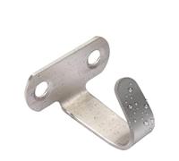 LOVSSU Crochet De Plafond Crochets de Plafond montés par vis d'acier Inoxydable Chambre à Coucher 5/15/35 pièces, Cintre résistant for Le Garage d'armoire Salle Bains(Silver 35pcs)