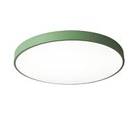 LOVTAL Rond Macaron LED Plafonnier, Encastré Chambre d'enfant Lampe De Plafond Nordique Moderne Éclairage De Plafond pour Pépinière, Enfants, Chambre, Salle à Manger,Green+Neutral Light-23cm 12W