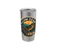 LOW GEAR CALM Vélo de montagne Gobelet isotherme en acier inoxydable double paroi