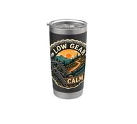 LOW GEAR CALM Vélo de montagne Gobelet isotherme en acier inoxydable double paroi