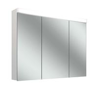 LOW plus 15 LED armoire de toilette, 3 portes 30/40/30cm, 995x147x747mm, éclairage en haut, 172.301.02.0201, Exécution: norme UE/corps blanc/3000K
