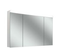 LOW plus 15 LED armoire de toilette, 3 portes 30/60/30cm, 1195x147x747mm, éclairage en haut, 172.321.02.02, Exécution: norme UE/corps blanc/4000K