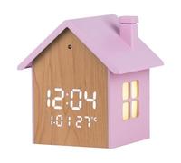 Lowell Réveil JD Boîte En Bois Rose