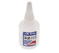 Loxeal Instant Adhesive 50ml Transparent 2-5s Curing Time Métal, Plastique, Néoprène/Nbr, Epdm et Surfaces en caoutchouc