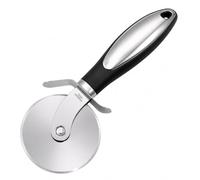loxeu Roulette à Pizza Premium Acier Inoxydable Ø76mm Poignée Antidérapante | Coupe Pizza avec Protège Doigts Lave Vaisselle Facile Nettoyer Super Tranchant Léger Solide pour Pizza Gâteaux Gaufres Pâte