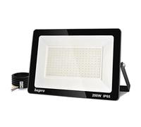 loyal 200W Projecteur LED Extérieur, Super Lumineux 20000LM Ultra Mince Spot LED Extérieur Blanc Froid 6000K LED Projecteur, IP65 étanche Lumière de Sécurité pour Jardin, Cour, Entrée, Garage