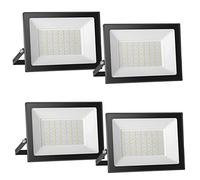 loyal 4 Projecteur LED 150W 15000LM, Blanc Froid 6000K Super Lumineux Spot Extérieur, Lumière Sécurité IP65 Étanche Verre Trempé à Grain Fin, Floodlight pour Entrée Terrasse Square Usine