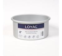 LOYAL Elite Extra Deep Round Cake Pan Moule à gâteau, Ø 20 cm | Moule rond extra haut, Pour gâteaux à étages, Pièces montées et layer cakes, Répartition uniforme de la chaleur