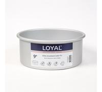 LOYAL Elite Extra Deep Round Cake Pan Moule à gâteau, Ø 23 cm | Moule rond extra haut, Pour gâteaux à étages, Pièces montées et layer cakes, Répartition uniforme de la chaleur