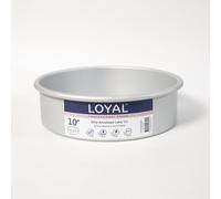 LOYAL Elite Round Cake Pan Moule à gâteau, Ø 25 cm | Moule demi-sphère en aluminium robuste, Inoxydable, Pour gâteaux et entremets