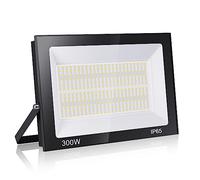 loyal Projecteur LED extérieur 300 W super lumineux, 30 klm, étanche IP65 - Blanc chaud 3000 K