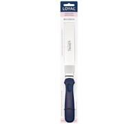 LOYAL Spatula Angled 20 cm, Spatule à pâtisserie coudée en acier inoxydable, Spatule à Glacer flexible pour étaler et lisser ganache et crème au beurre, manche antidérapant
