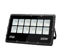 loyal Spot LED Extérieur 600W, Projecteur Ultra-lumineux 6000 K Blanc Froid 60000 LM - IP66 étanche, Réglable avec Support Pour Jardin, Garage