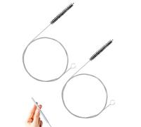 LOZTBUE 2 pièces Brosse De Nettoyage Longue 100cm, Ecouvillon Nettoyage Multifonctions Flexibles, Brosse Polyvalente pour Nettoyer Bouteilles, Tubes, Éprouvettes Et Ouvertures ÉtroitEs(noir)