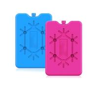 LOZTBUE Lot de 2 Bloc réfrigérant réutilisable ultra fin pour sac isotherme, extra fin, pour sac isotherme, longue puissance de refroidissement pour les déplacements, le camping