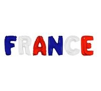 LP Divertissements Kit Ballons Aluminium tricolores 'France' 6pcs 41cm